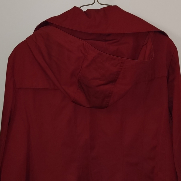 Michael Kors Red Trench Coat - Picture 6 of 8